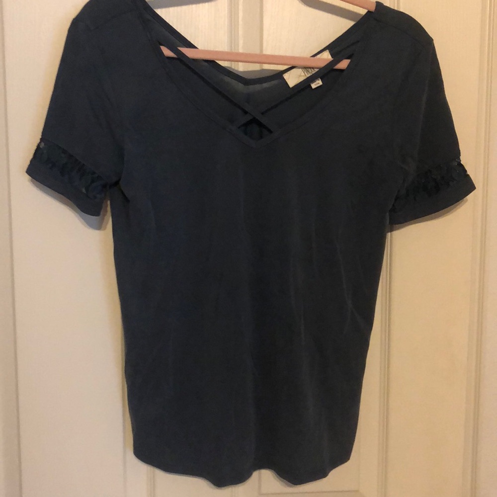 Cute navy blue shirt